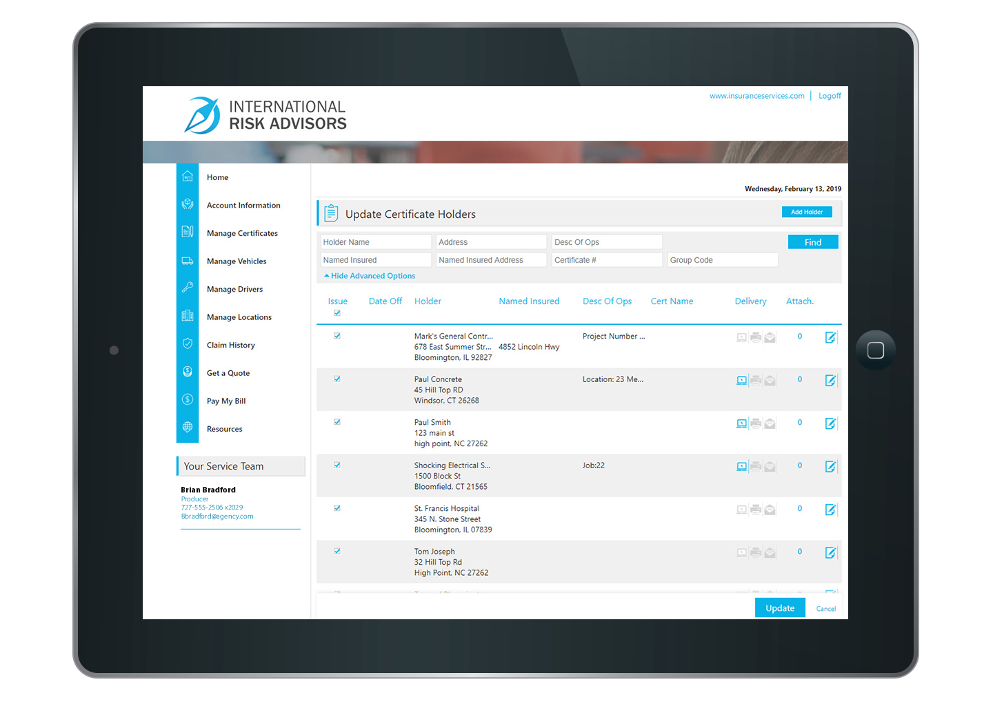 screenshot of Applied CSR24
